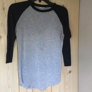 LuLaroe striped baseball tee